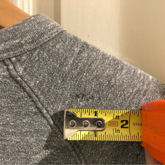 Let’s Get Nerdy Nerd Wallet Heather Grey Sweater - Picture 9 of 9